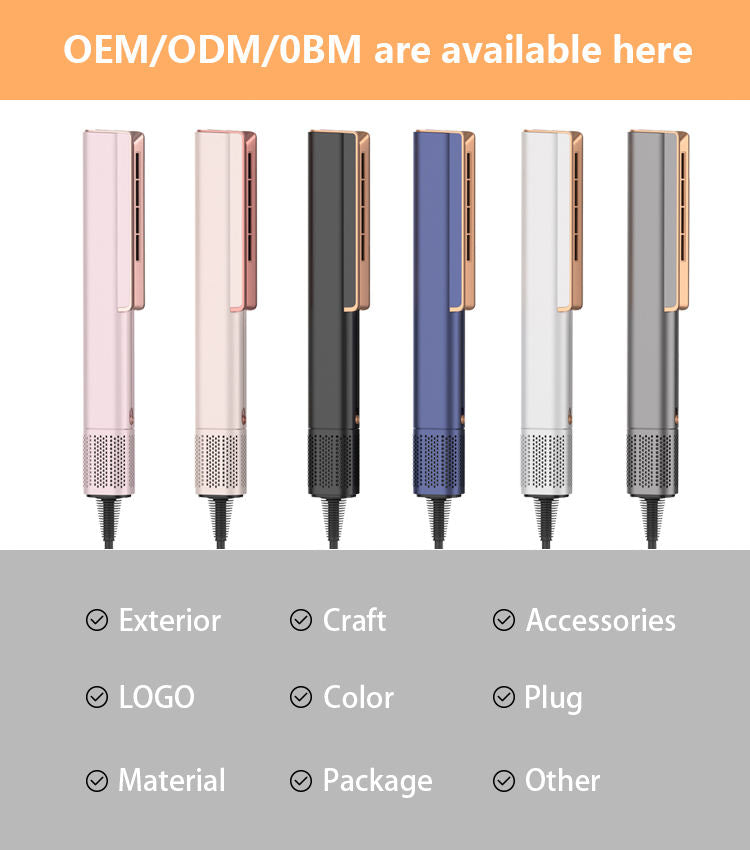 Sèche-cheveux multifonctionnel Mesky pour femmes, professionnel, avec micro-interrupteur