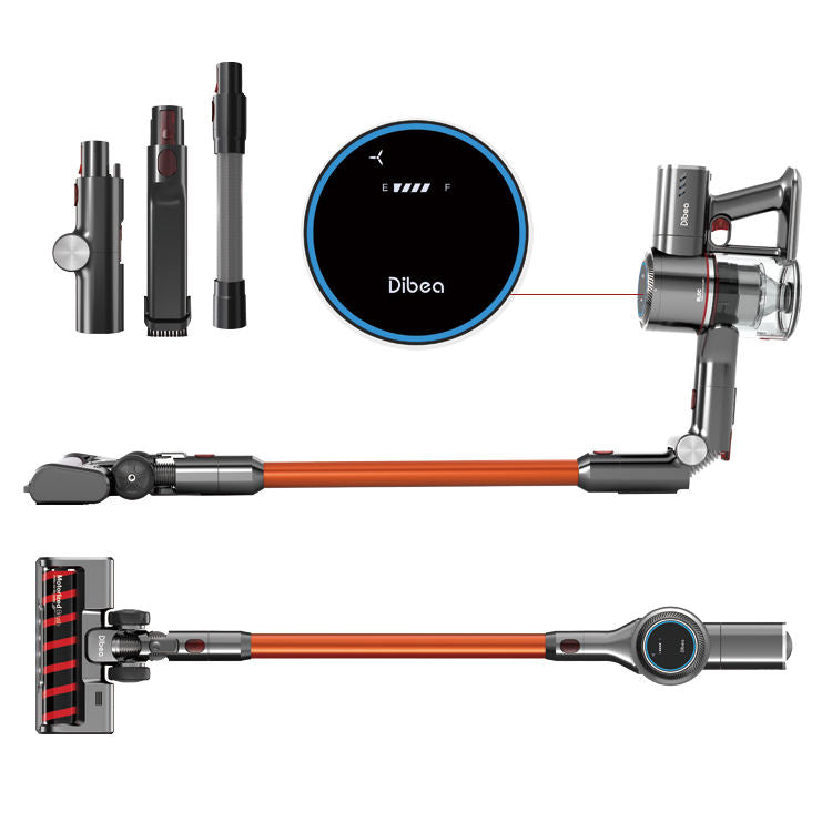 Aspirateur Balai Sans Fil Rechargeable 4 en 1 à Forte Aspiration pour la Maison