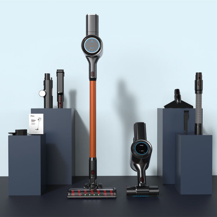 Aspirateur Balai Sans Fil Rechargeable 4 en 1 à Forte Aspiration pour la Maison