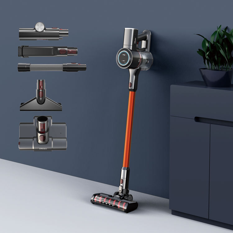 Aspirateur Balai Sans Fil Rechargeable 4 en 1 à Forte Aspiration pour la Maison